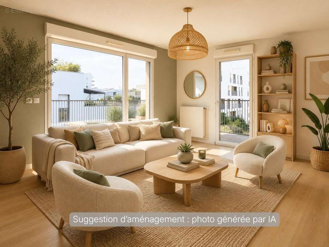 Appartement 62 m² à Bordeaux  - photo 2
