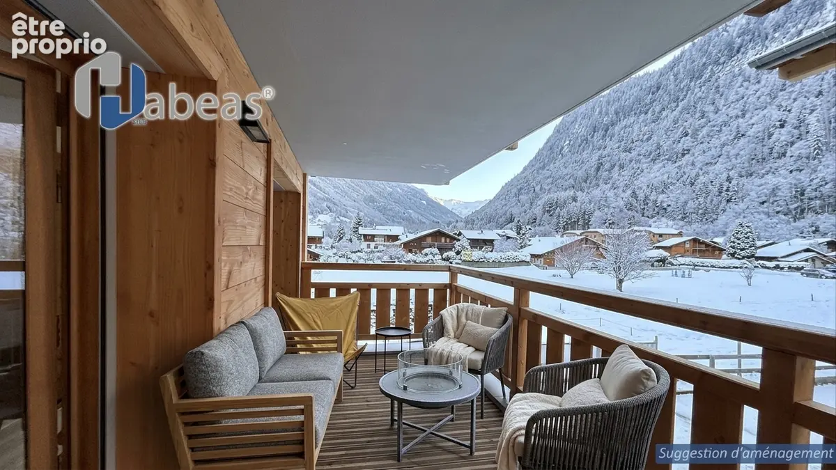 Appartement T4 de 82,10m² en RDC avec grande terrasse de 31 m² , 2 parkings et une cave à Montriond - photo 2