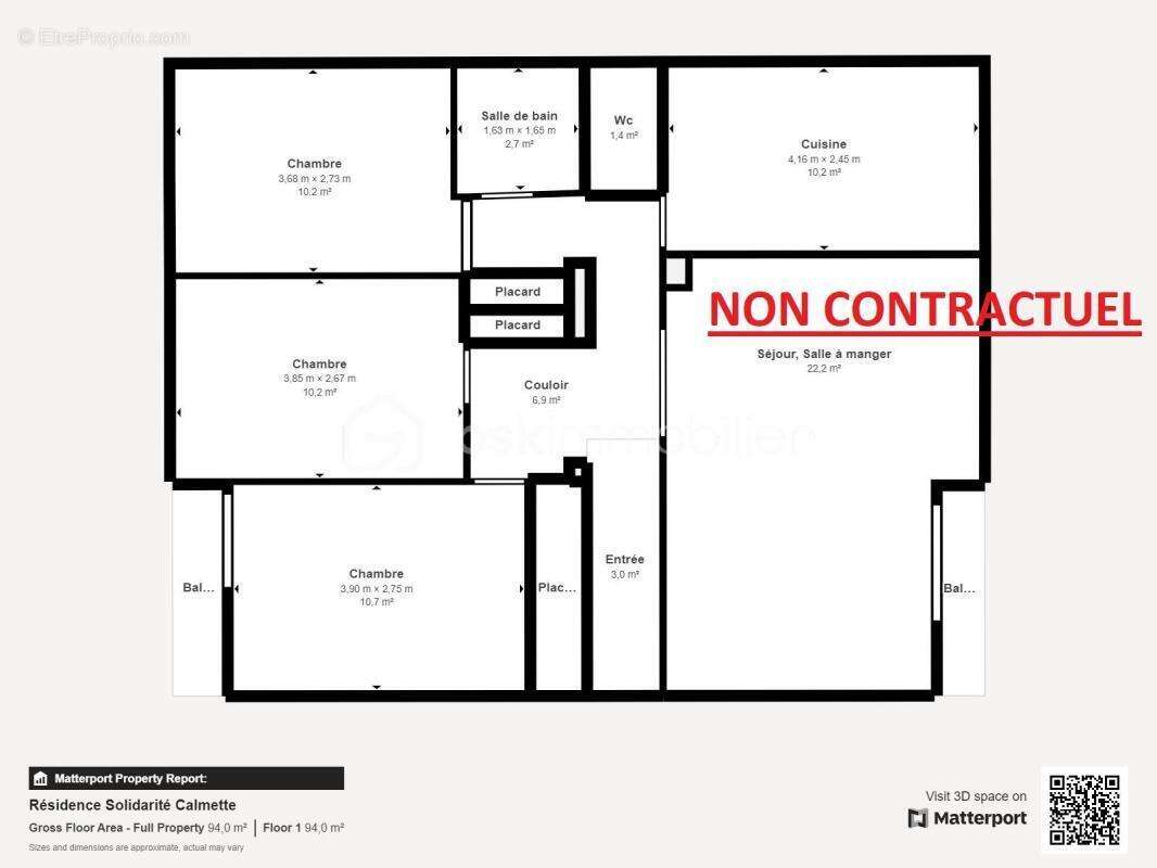 Appartement 5 pièces en rez-de-chaussée surélevé avec cave - photo 9