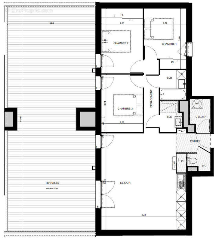 Appartement à PIBRAC