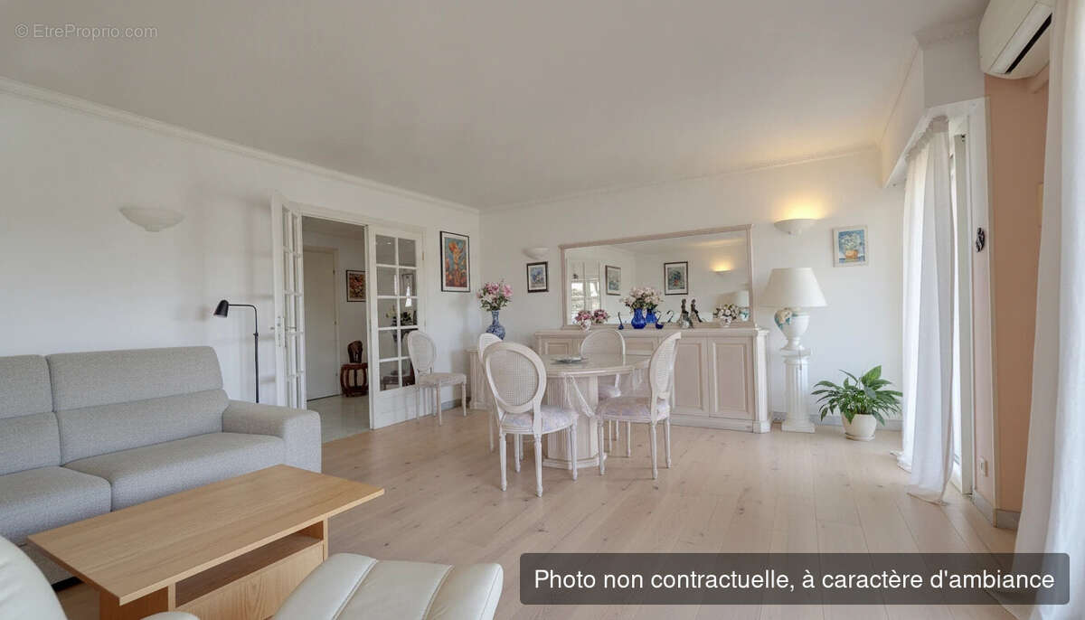 LE CANNET à vendre 4 pièces de 117 m2 avec terrasse et balcon, cave et garage sous-sol - photo 8