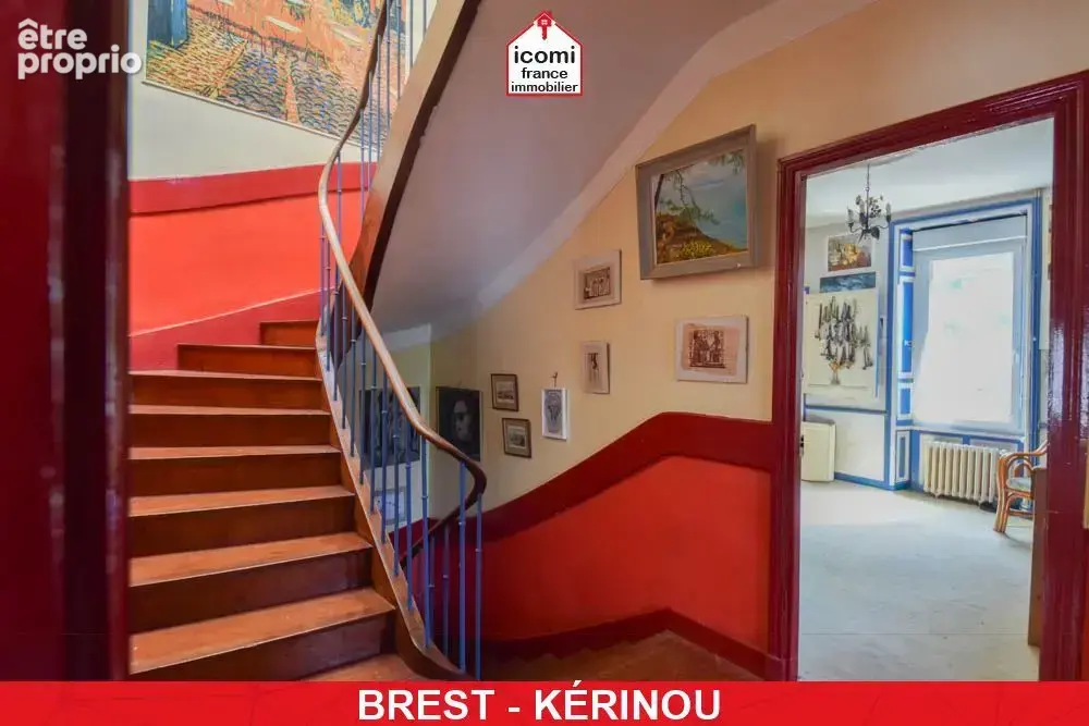 Finistere - brest (29200) - a vendre - maison de 268m2  a renover - 8 chambres - 2 caves - jardin clos arbore de 1250m² - pscine - photo 7
