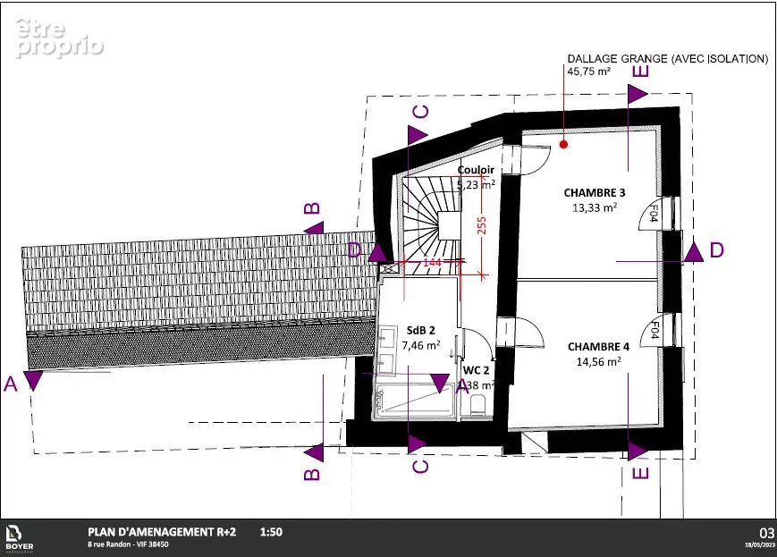 Vif plateau a amenager dans une maison 129.56 m2 - photo 14