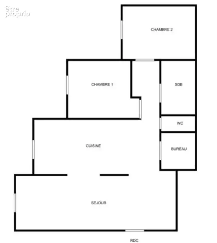 Appartement renove 3 pièces en rez-de-jardin  67 m²  2 chambres  parking - photo 11