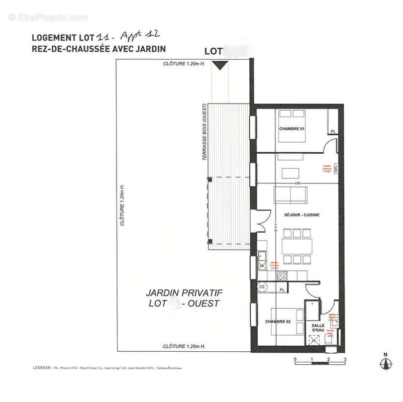 Montalivet  appartement 67.70 m² - photo 2