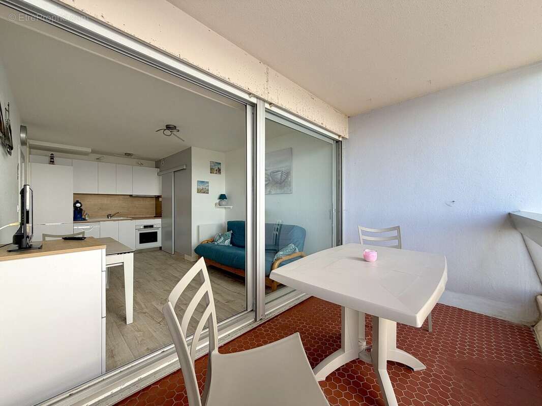 Balcon séjour - Appartement à SAINT-JEAN-DE-MONTS