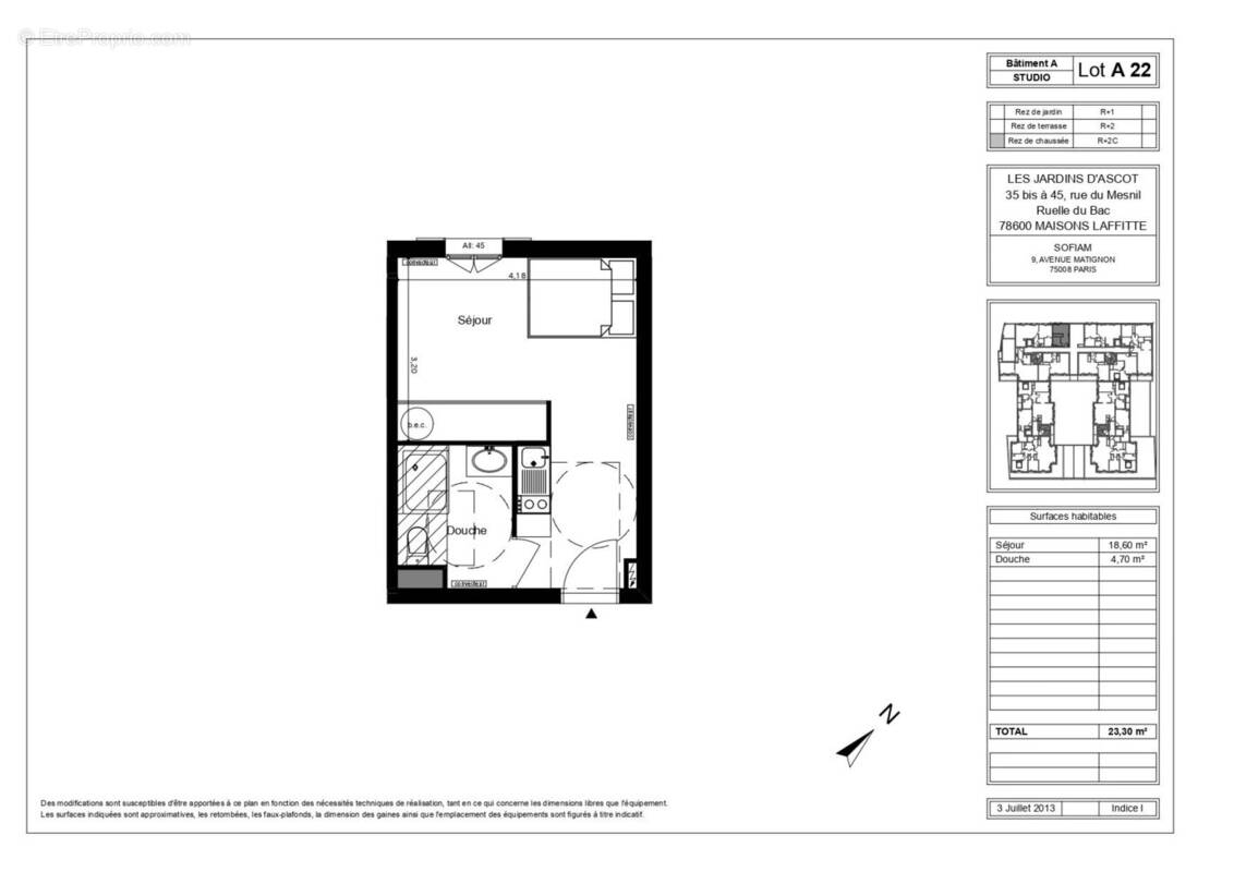 Appartement à MAISONS-LAFFITTE