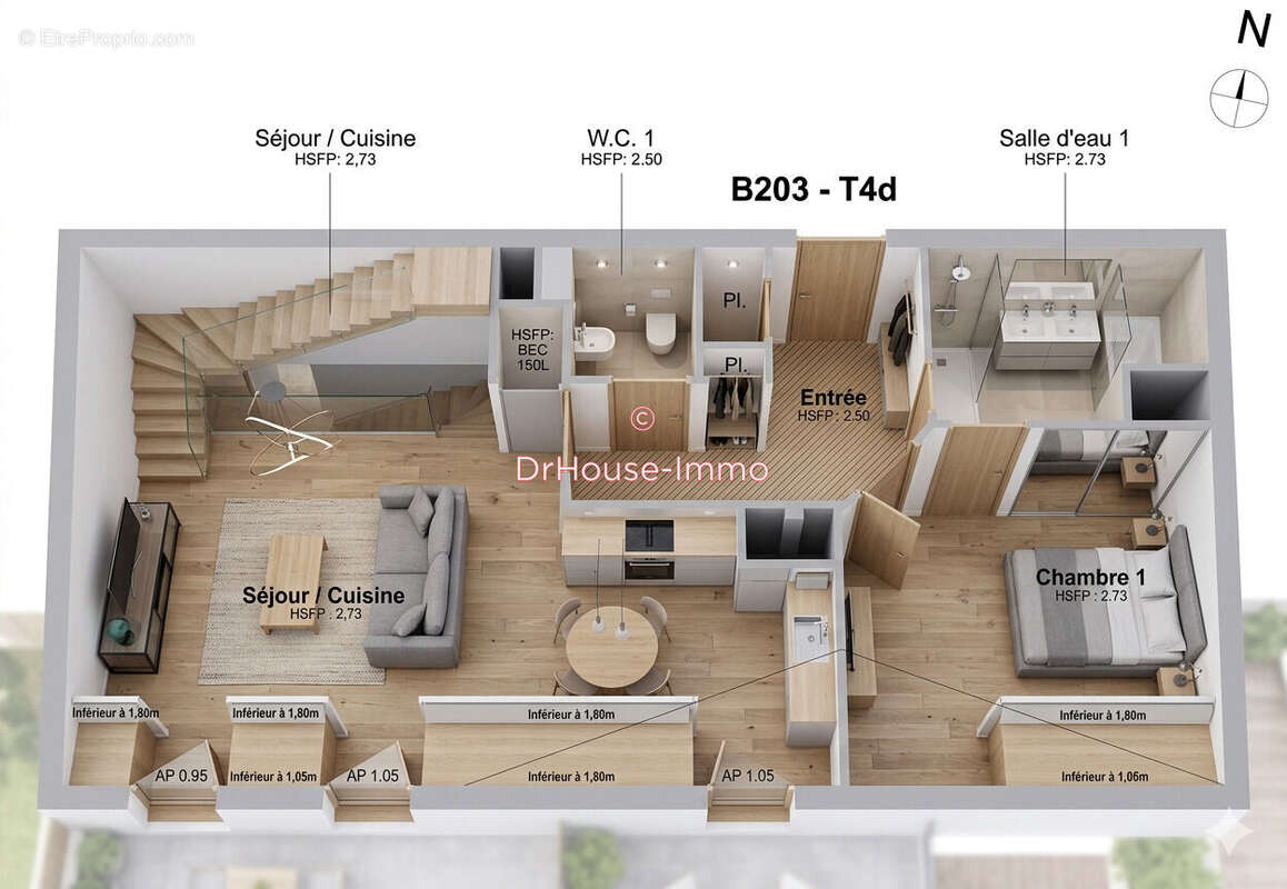 Appartement 98 m² à Saint-Malo  - photo 50