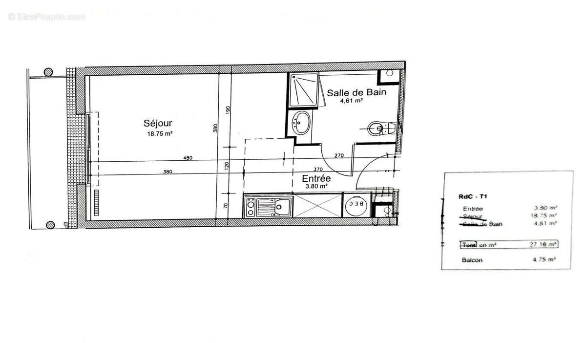 Appartement 27 m² à Sautron  - photo 2