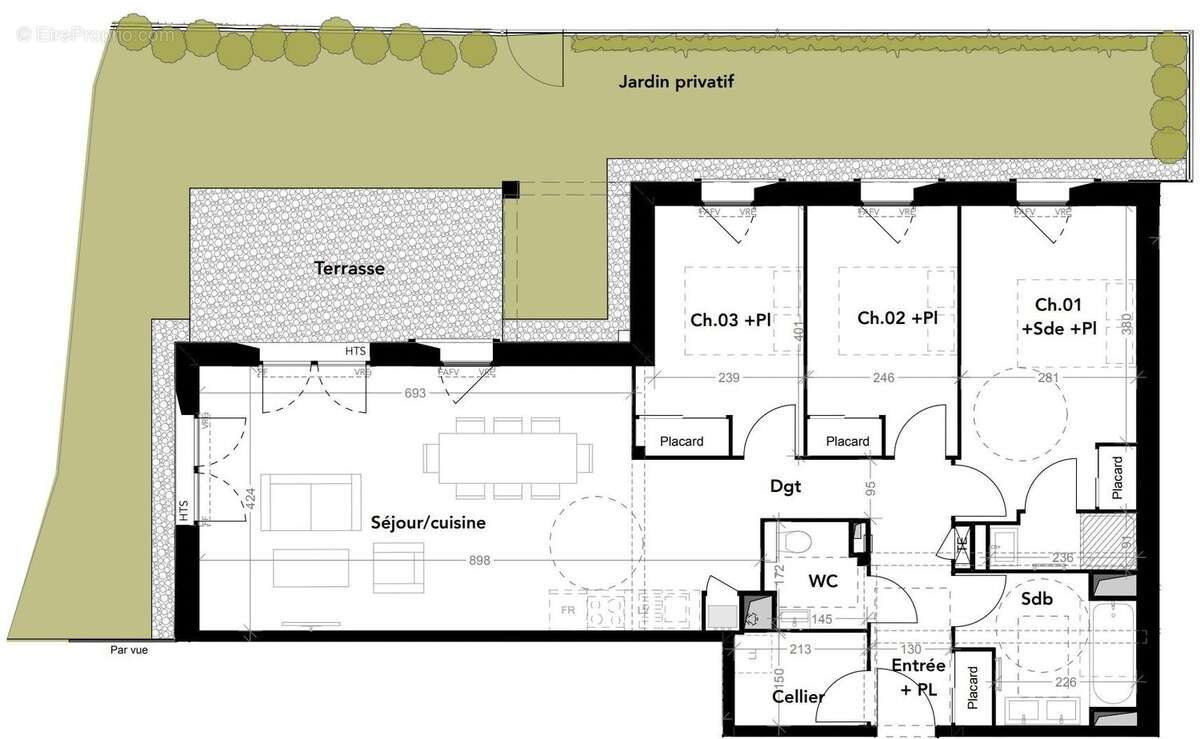 Appartement à LE TAILLAN-MEDOC