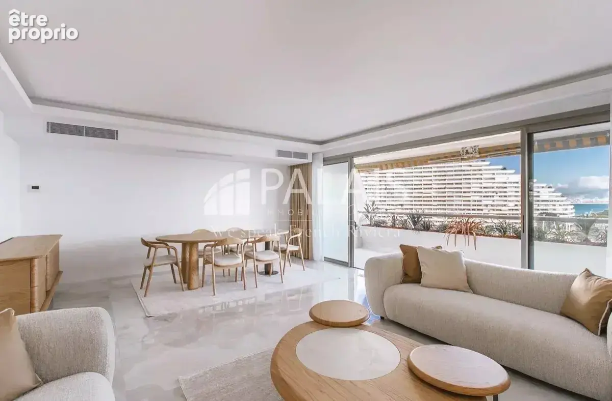 VILLENEUVE LOUBET / Marina Baie des Anges, sublime appartement 3 pièces rénové et climatisé avec terrasse,  vue mer, cave , gara - photo 5