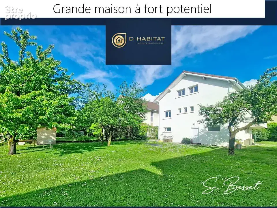 Maison individuelle a gieres avec grand terrain - 5 chambres - garage - fort potentiel - tram et train 2 mn - photo 2