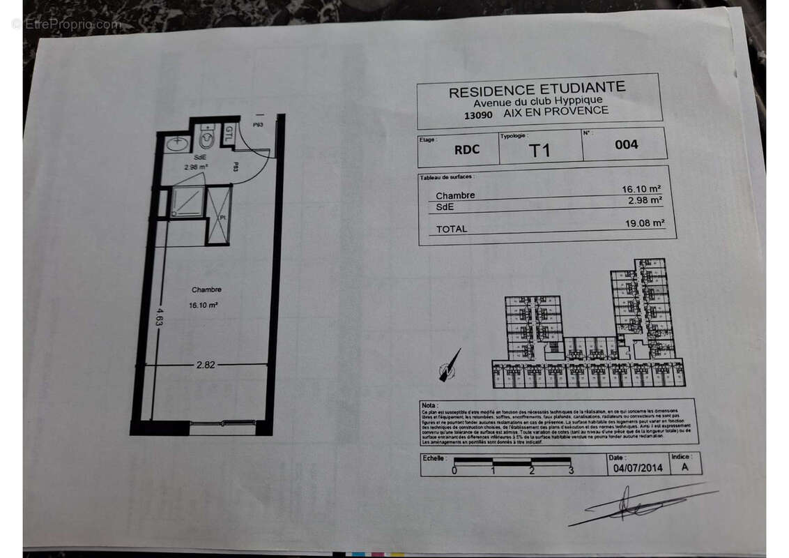 Appartement à AIX-EN-PROVENCE