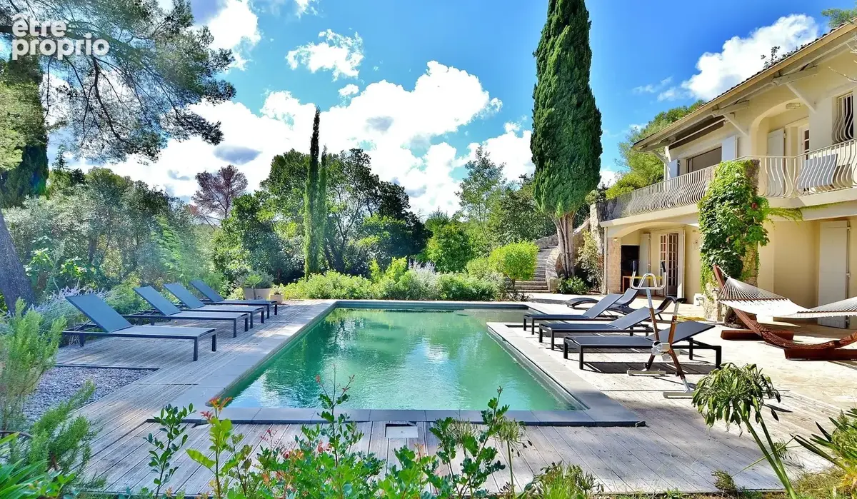 NEW - Valbonne proche Village - Belle villa de charme - 5 chambres au calme absolu, vue dégagée - photo 2