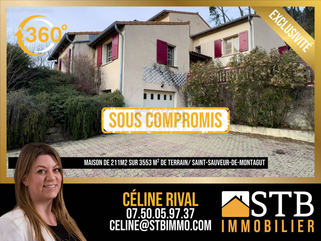 Maison à SAINT-SAUVEUR-DE-MONTAGUT