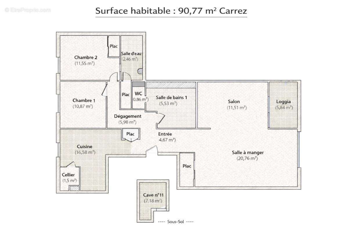 Appartement à CALUIRE-ET-CUIRE