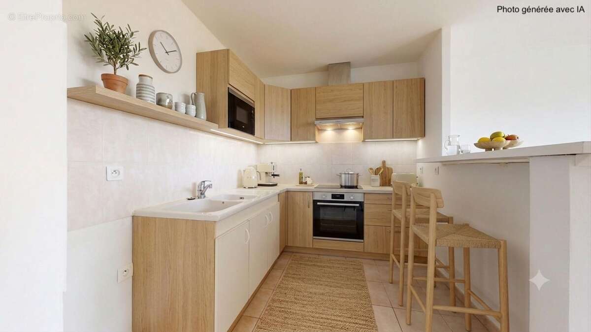 A vendre -type 2 dernier etage - parking - residence de 2010 - photo 8