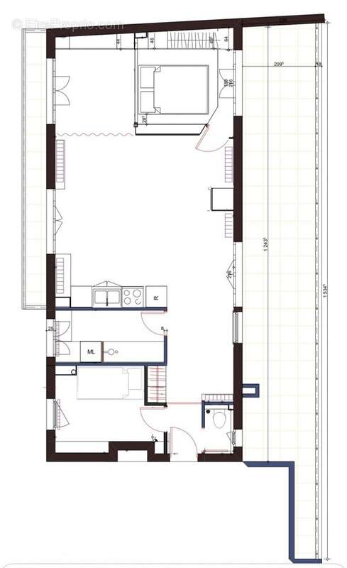 plan - Appartement à BAGNOLET