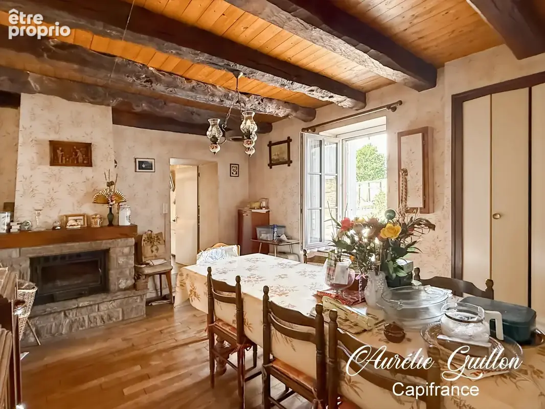 Le Roc-Saint-André – Maison en pierre 5 pièces 80 m2 avec beau potentiel - photo 6