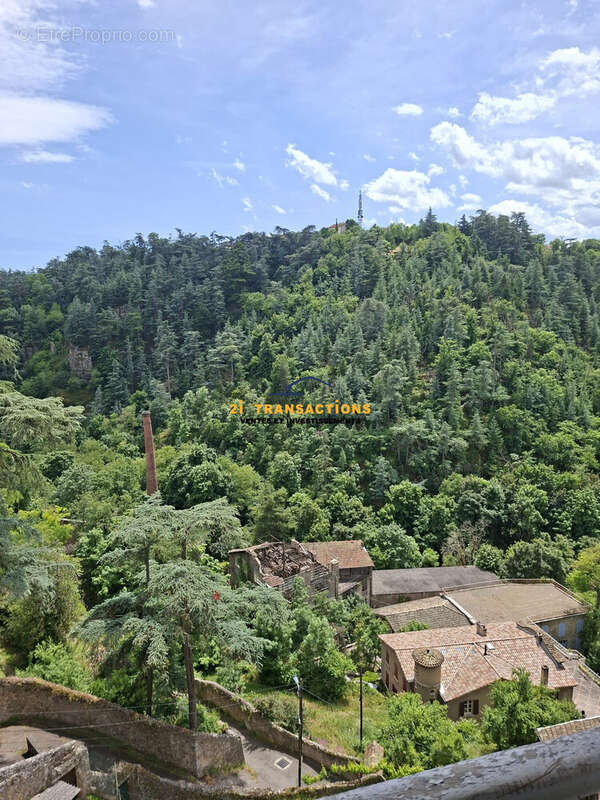 Vue des balcons - Appartement à ANNONAY