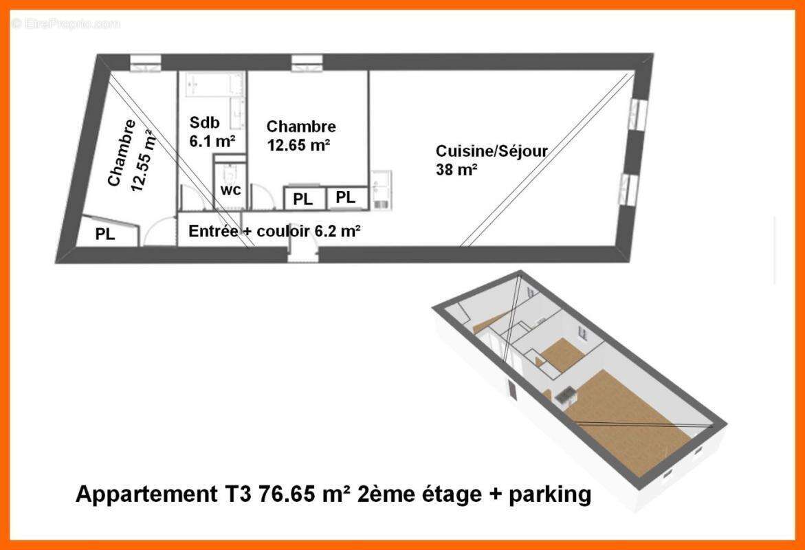 Appartement à MONTLUEL
