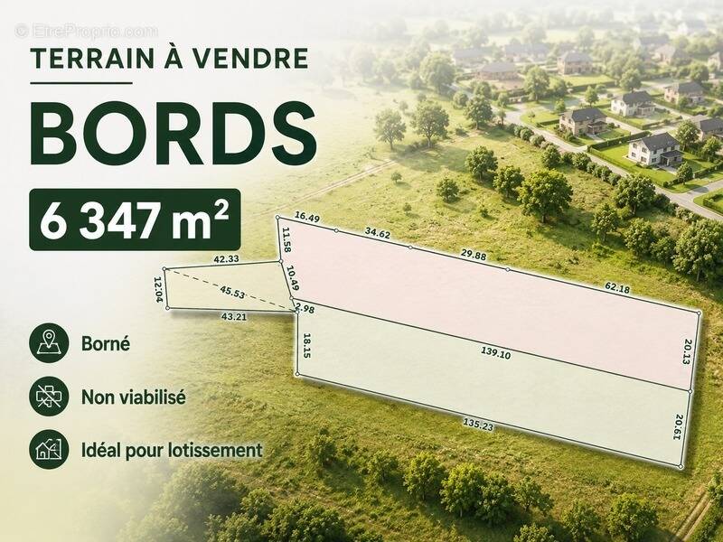 Terrain à BORDS