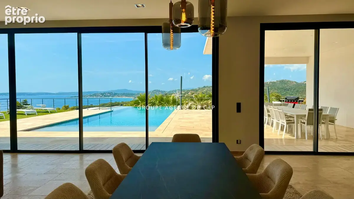 Les issambres villa luxueuse vue mer panoramique 7 chambres avec garage 4  voitures piscine intérieure et extérieure - photo 5