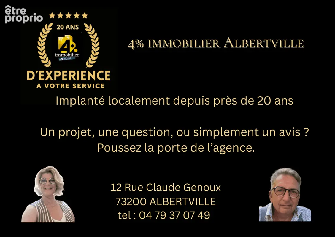VENTE : appartement de 6 pièces + cuisine (143 m²) avec  terrasse, Garage à ALBERTVILLE - photo 10