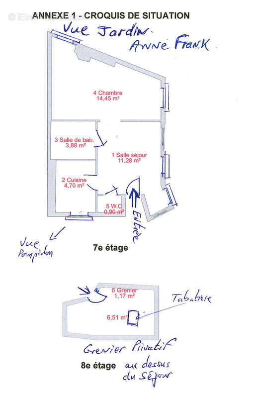 Appartement à PARIS-3E