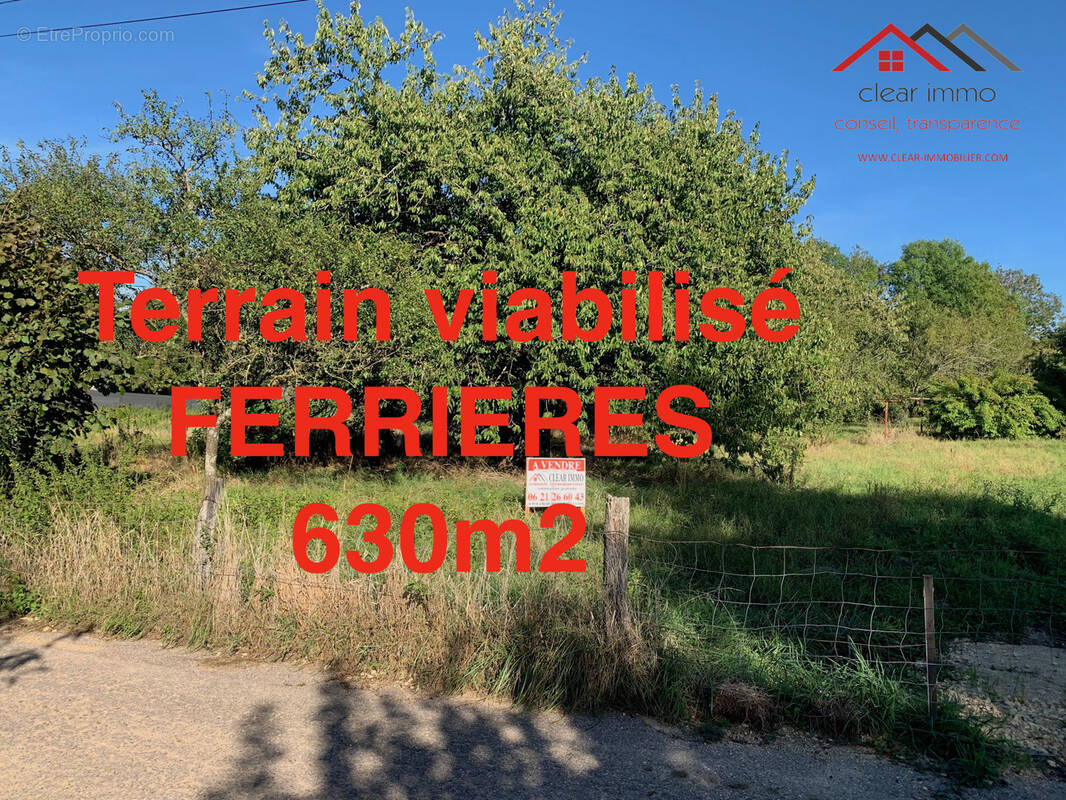 Terrain à FERRIERES