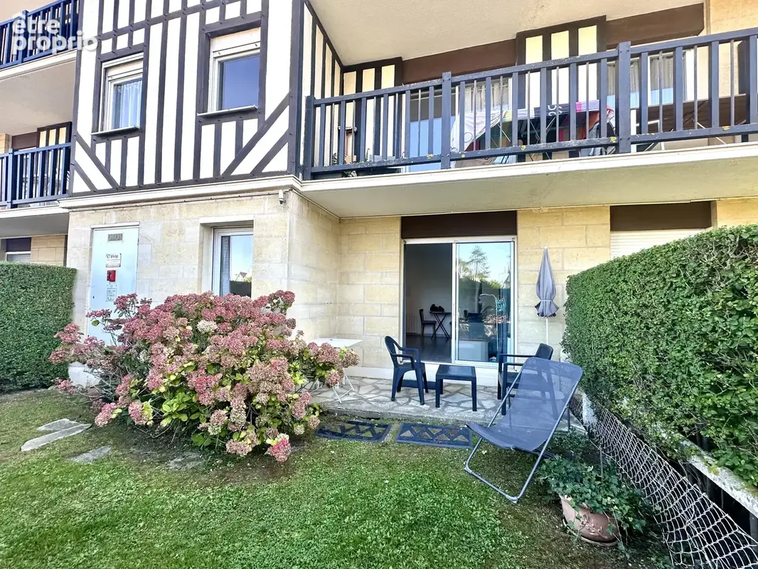 50m des commerces 100m plage superbe f1 rez de jardin + cave + parking - photo 12