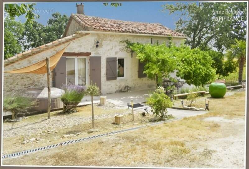 Entre Lectoure et Astaffort- Maison en pierre 5 pièces-127m2-  terrain 1526m2 - photo 3