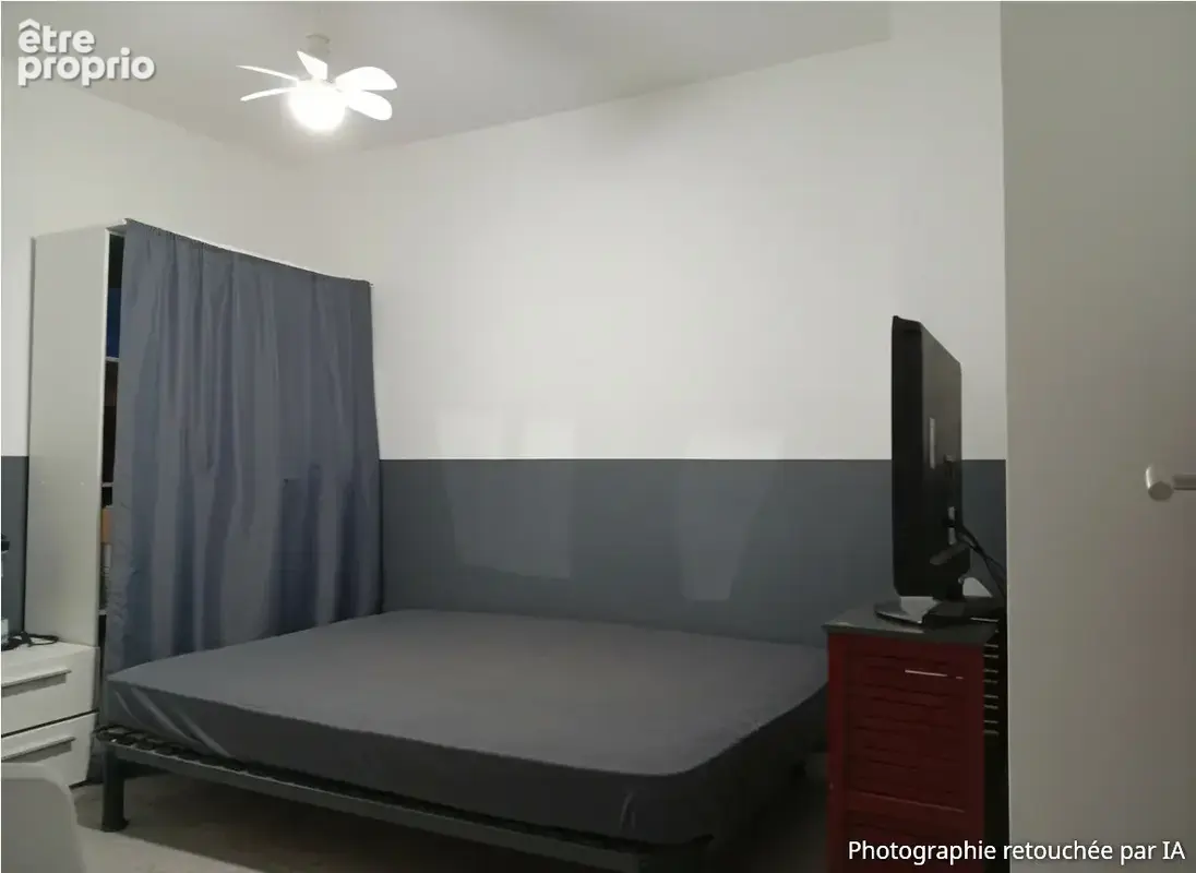 À vendre à Perpignan, appartement T3 de 57,30 m2 à 102 000 €. Deux chambres, deux loggias, résidence fermée et - photo 9