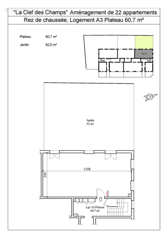 Appartement à SAINT-JEOIRE