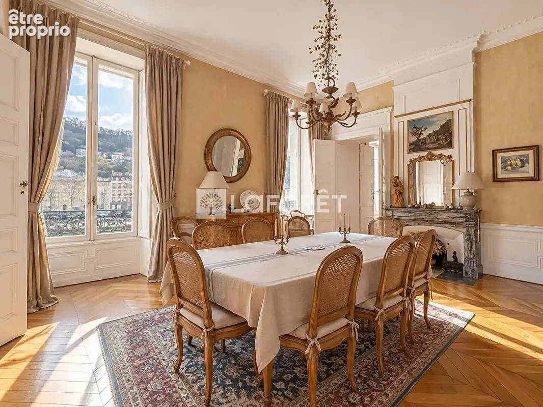 Lyon 1er  quai saint-vincent  appartement bourgeois 202,75 m²  vue saône & fourvière - photo 5