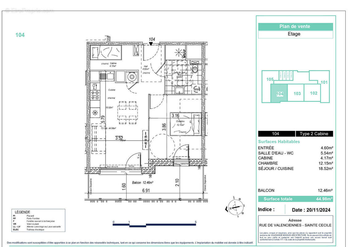 Appartement à CAMIERS