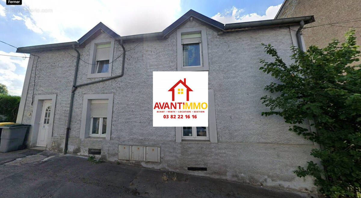 FACADE - Maison à AUBOUE
