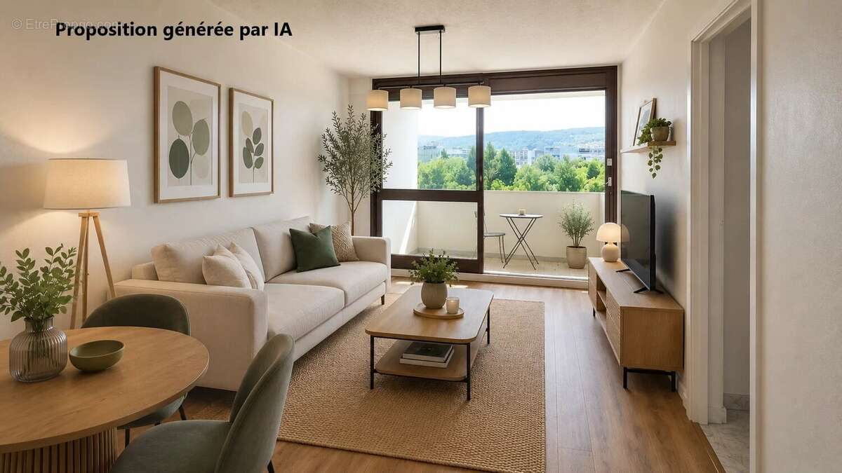 Echirolles T2 Vue dégagée et très lumineux - photo 3