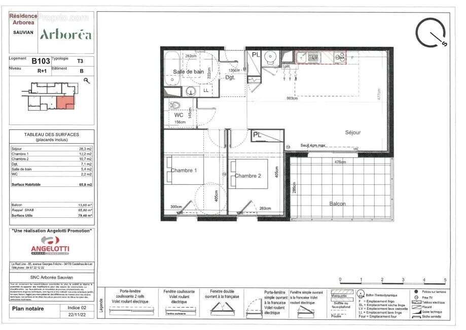 Appartement à SAUVIAN