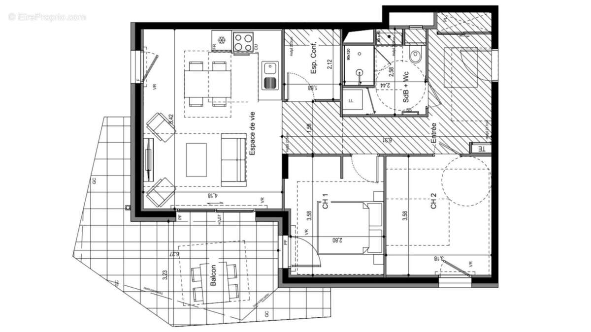 Photo 5 - Appartement à VILLE-LA-GRAND