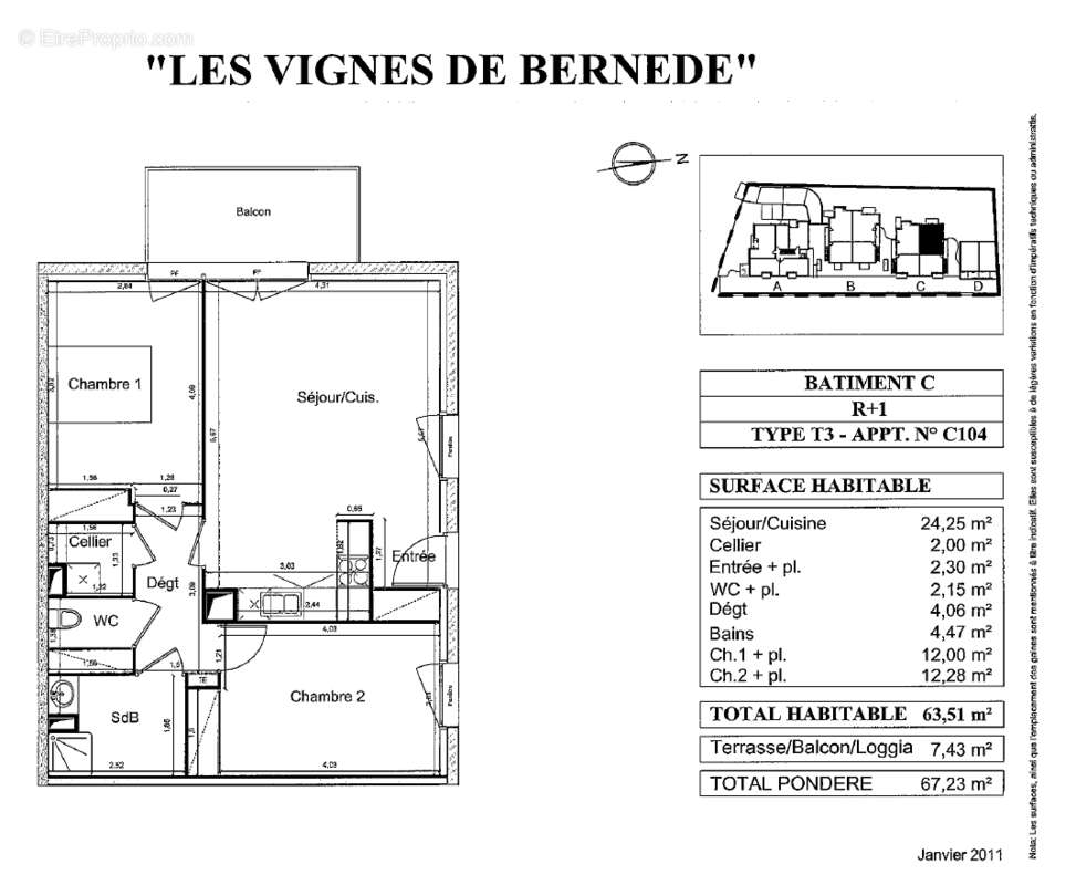 Appartement à LE HAILLAN