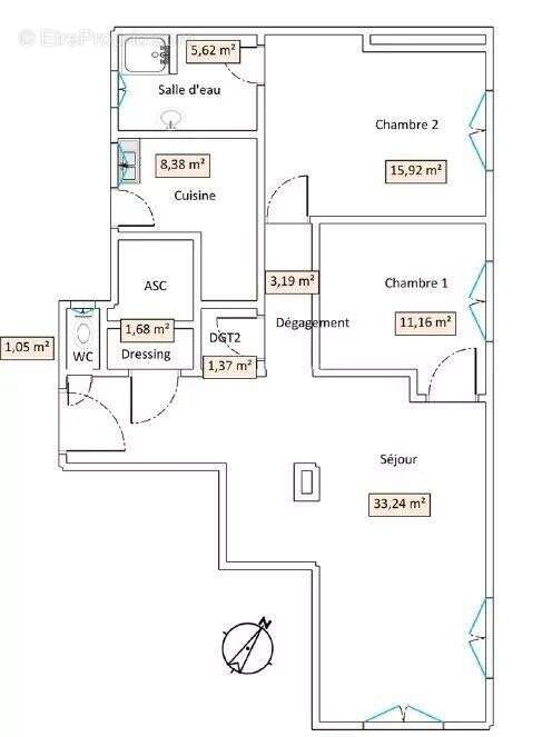 Appartement à NEUILLY-SUR-SEINE