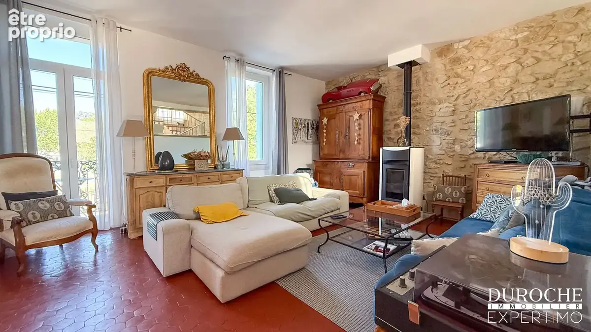 Orange   Élégante maison de maître en pierre avec studio indépendant, garage et terrasses - photo 2