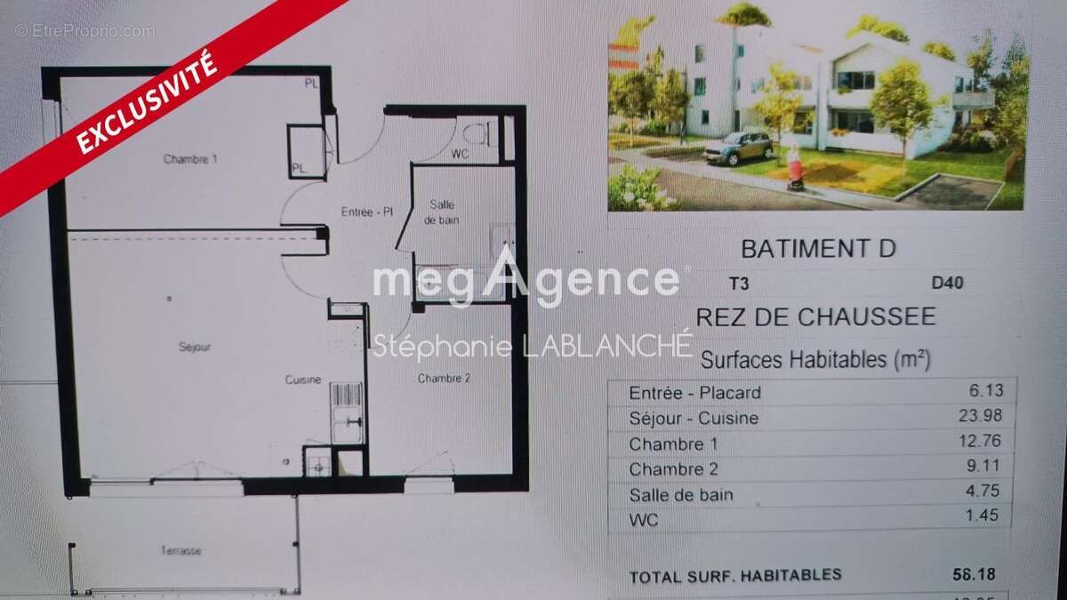 Appartement T3 / 2 places de parking  Aussonne - photo 3