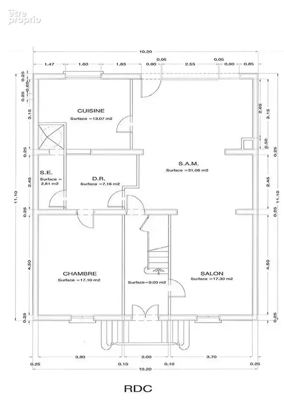 Appartement de 83m² avec jardin de 100m² - photo 7