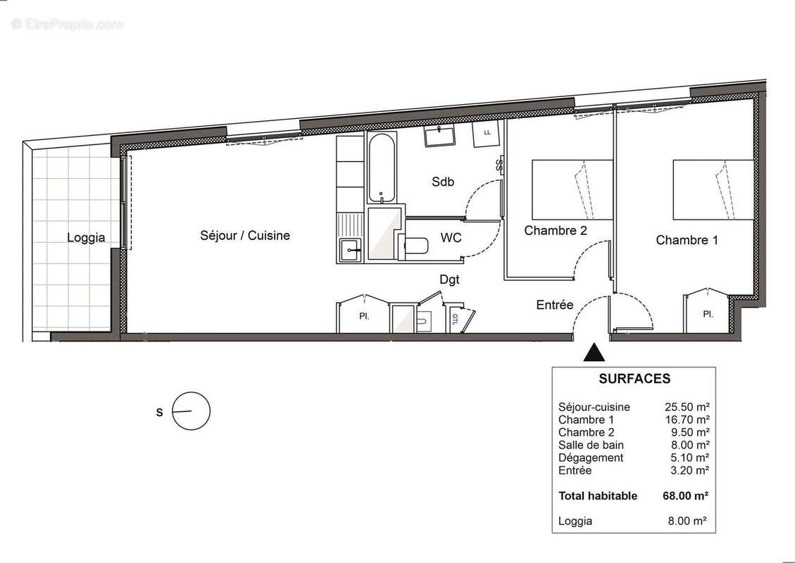 Appartement à MERIGNAC