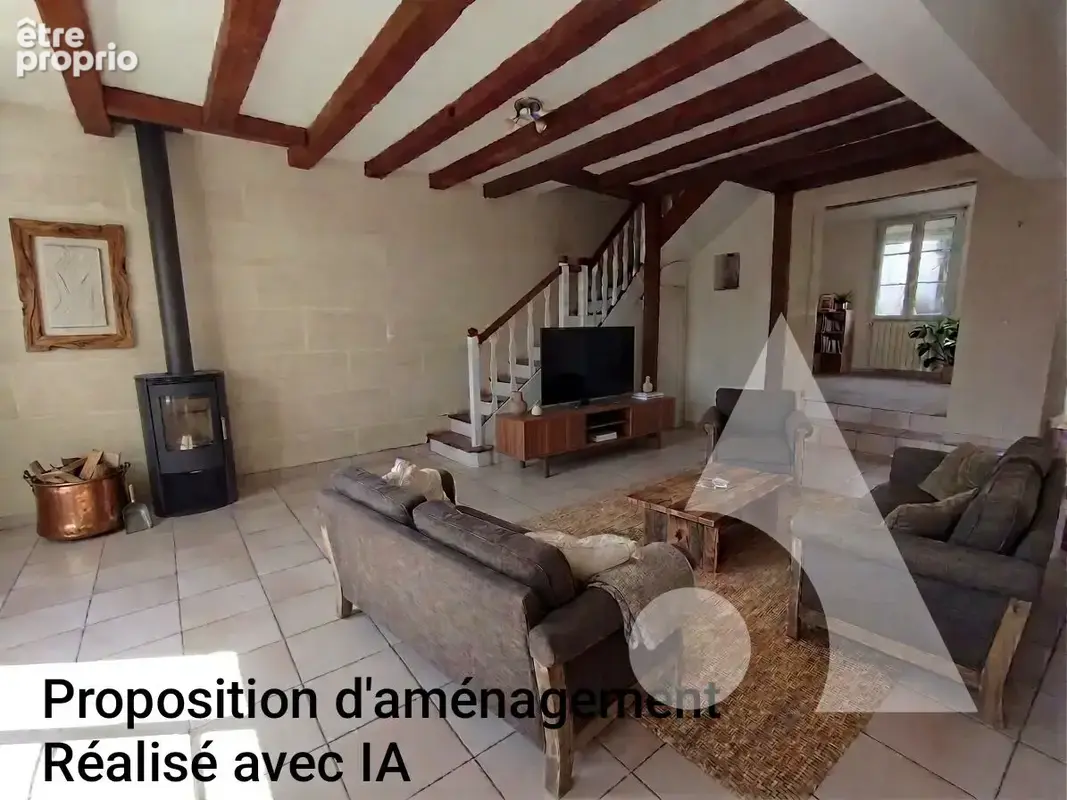 Maison 3 chambres + bureau - garage - axe Crepy Compiègne - photo 2