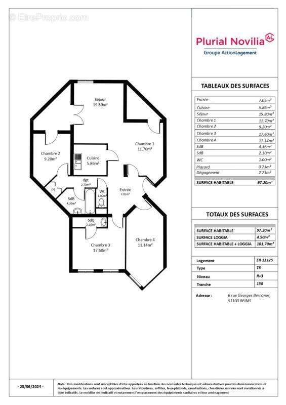 Appartement à REIMS