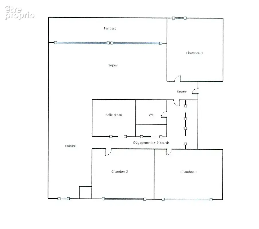 ** APPARTEMENT 4 Pièces avec 3 Chambres ** Climatisé ** Prestations Modernes ** Terrasse Ensoleillée ** (83430) SAINT MANDRIER S - photo 9