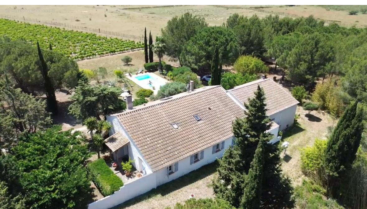 Gruissan, à 3kms des plages, maison de caractère rénovée avec 5 chambres, sur un parc de 2,5 hectares, avec pi - photo 14